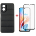 Чохол-накладка Dengos для Oppo A18/A38 Black (DG-KM-70) + захисне скло
