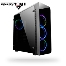 Корпус Chieftec Scorpion II GL-02B-OP Black без БЖ