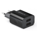 Мережевий зарядний пристрій REAL-EL CH-210 (2USB, 2.1A) Black