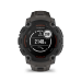 Смарт-годинник Garmin Instinct E 45 mm Black with Charcoal Silicone Band (010-02933-13)