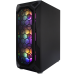 Корпус 1stPlayer X6-BK-4F1 Black без БЖ
