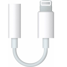Адаптер Apple Lightning - 3.5 mm (M/F) A1749 White (MMX62) OEM
