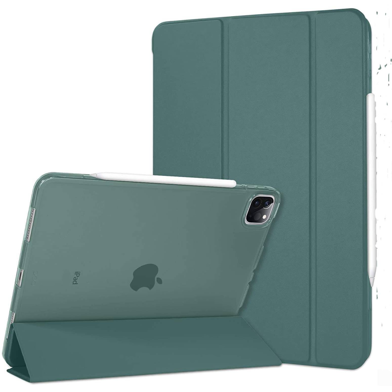 Чохол-книжка BeCover Tri Fold Hard для Apple iPad Pro 12.9 2020/2021/2022 Dark Green (711720)