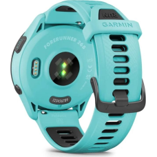 Смарт-годинник Garmin Forerunner 265 Black Bezel with Aqua Case and Aqua/Black Silicone Band (010-02810-12)