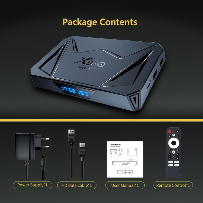 Smart-приставка X96Q Pro Plus 4/64