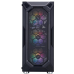 Корпус 1stPlayer X6-BK-4F1 Black без БЖ
