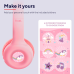 Bluetooth-гарнітура Trust On-ear Nouna Kids, Wireless Pink (25274)