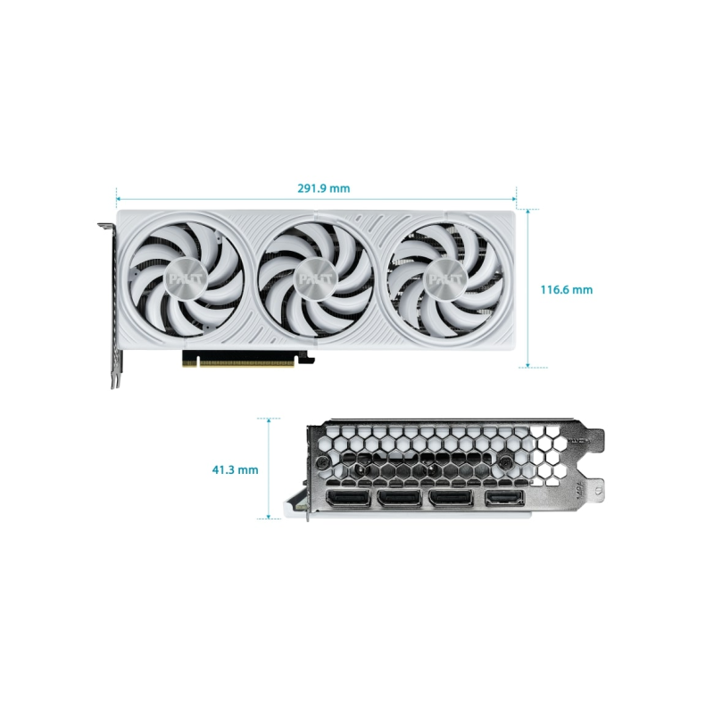 Відеокарта GF RTX 5070 12GB GDDR7 White OC Palit (NE75070U19K9-GB2050W)