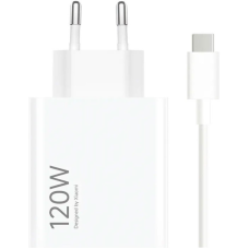 Зарядний пристрій Xiaomi 120W HyperCharge Combo USB-A White (BHR9462EU) + кабель Type-C