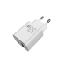 Мережевий зарядний пристрій Sigma mobile X-power 33W GaN, PD, QC (1xUSB-C + 1xUSB-A) White (PS33-01)