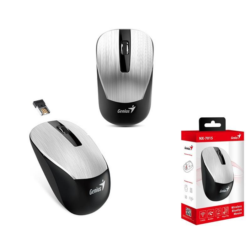 Миша бездротова Genius NX-7015 Silver (31030019404)