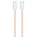 Кабель ColorWay USB Type-C + USB Type-C (M/M), 3.0 А, 1 м, Pink (CW-CBPDCC061-P)