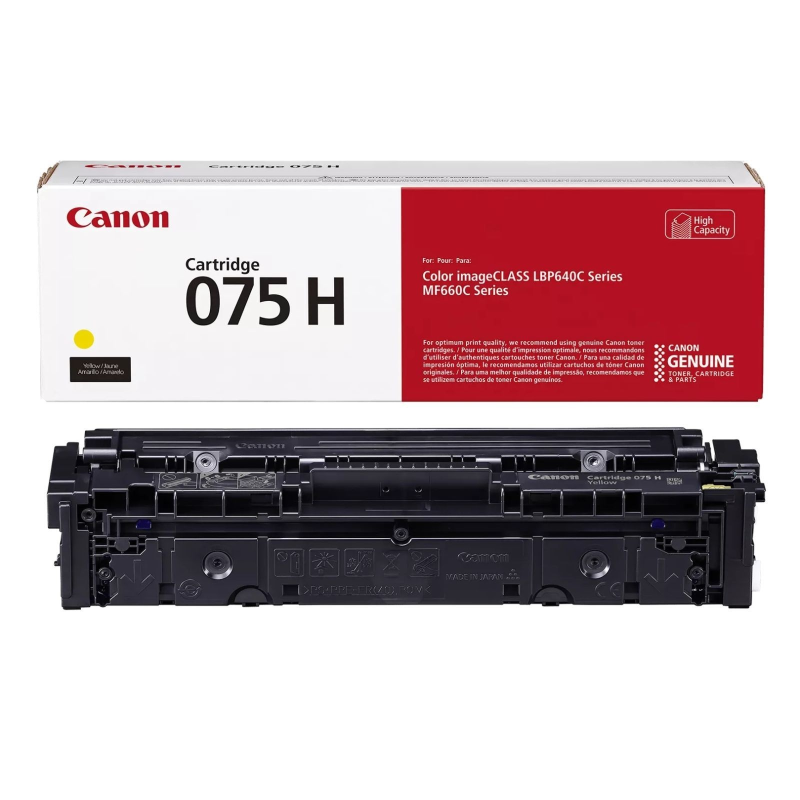 Картридж Canon 075H MF664Cdw/MF667Cdw/LBP646Cdw/LBP647Cdw Yellow (6366C002)