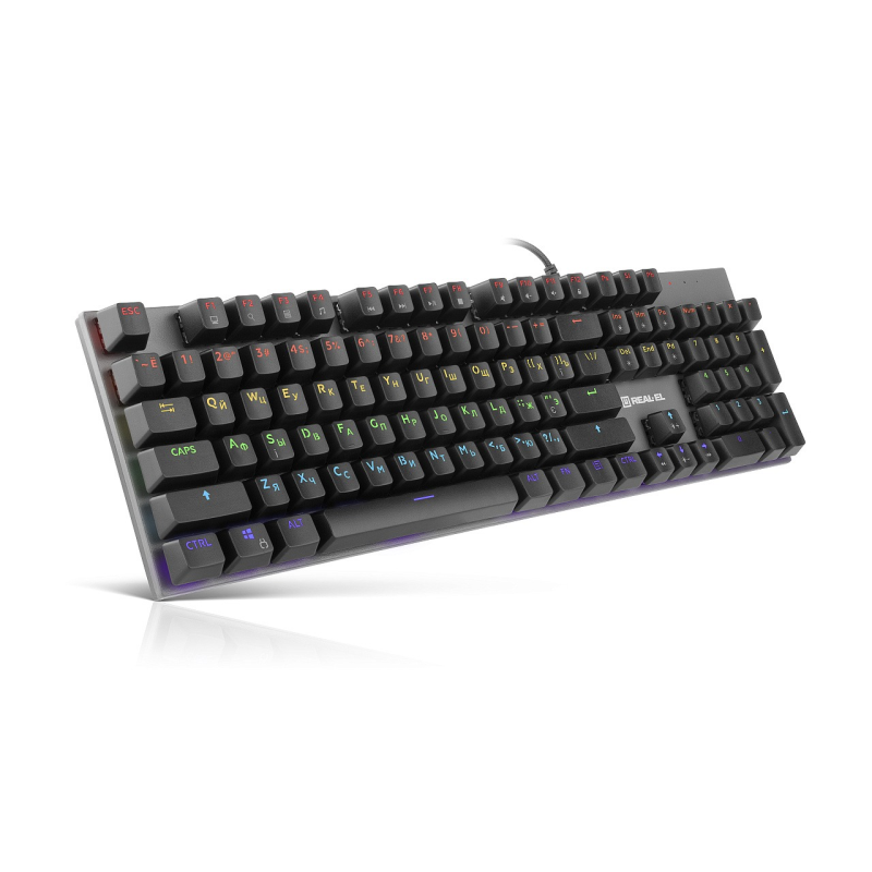 Клавіатура REAL-EL M 13 Grey USB