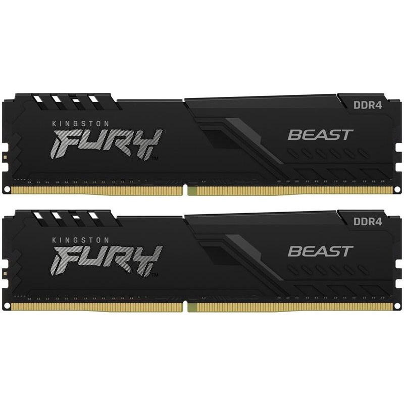 Модуль пам`ятi DDR4 2x16GB/3200 Kingston Fury Beast Black (KF432C16BB1K2/32WP)