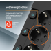 Фільтр живлення СolorWay (CW-PSEA52SBK) 5 розеток, 2м, Black