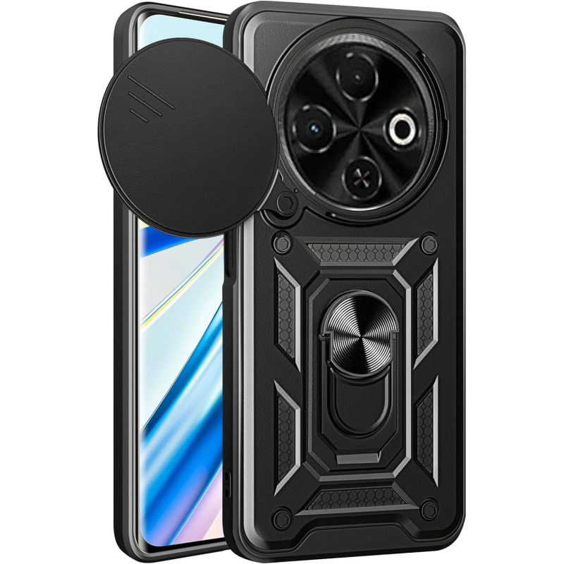 Чохол-накладка BeCover Military для Tecno Spark 30C 4G Black (713074)