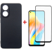 Чохол-накладка Dengos для Oppo A78 4G Black (DG-KM-03) + захисне скло