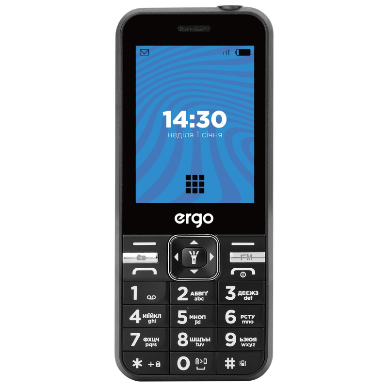 Мобiльний телефон Ergo E281 Dual Sim Black