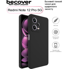 Чохол-накладка BeCover для Xiaomi Redmi Note 12 5G/12 Pro 5G/12 Pro Plus 5G Black (708814)