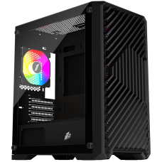 Корпус 1stPlayer T5-BK-4F1 Black без БЖ
