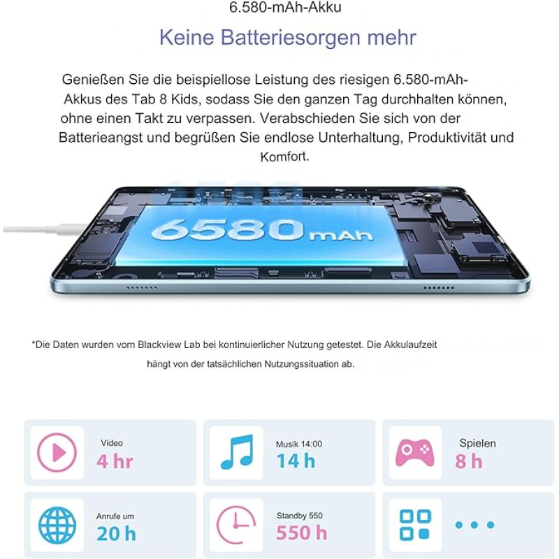 Планшет Blackview Tab 8 Kids 4/128GB Pudding Pink (6931548313038)