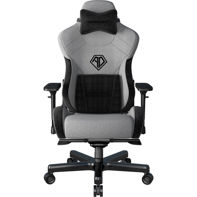 Крісло для геймерів Anda Seat T-Pro 2 Size XL Linen Grey/Black (AD12XLLA-01-GB-F)