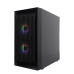 Корпус 1stPlayer BS-2-BK-3F1 Black без БЖ