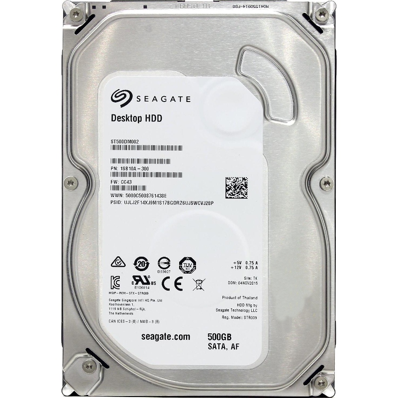 Накопичувач HDD SATA  500GB Seagate Barracuda 7200.12 7200rpm 16MB (ST500DM002) Refurbished