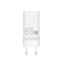 Мережевий зарядний пристрій Sigma mobile X-power 65W GaN, PD, QC (2xUSB-C + 1xUSB-A) White (PS65-01)