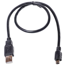 Кабель PowerPlant (KD00AS1219) USB2.0(AM)-MiniUSB(AM), 0.5м, Black