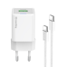 Мережевий зарядний пристрій ColorWay GaN Mini 35W PD Port PPS USB (Type-C PD + USB QC4.0) White (CW-CHS055PDC-WT) + кабель USB Type-C