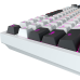Клавіатура бездротова GamePro Asgard Valhalla QLAB Sakura Switch White With Display (MK160-W-D-QS-PRO)