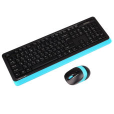 Комплект (клавіатура, миша) бездротовий A4Tech FG1010 Black/Blue