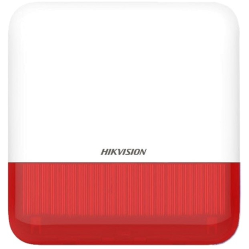 Бездротова сирена Hikvision DS-PS1-E-WE-Red