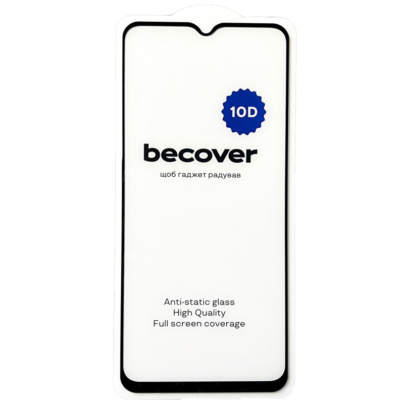 Захисне скло BeCover для Samsung Galaxy A14 4G SM-A145/A14 5G SM-A146 10D Black (711518)
