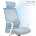 Крісло офісне OfficePro Harmony OC310-W-LG-LG White/Light Gray