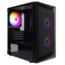Корпус 1stPlayer BS-2-BK-3F1 Black без БЖ
