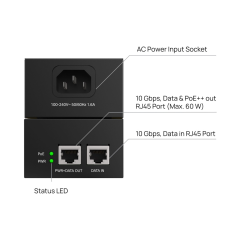 Інжектор PoE TP-Link Omada POE370S
