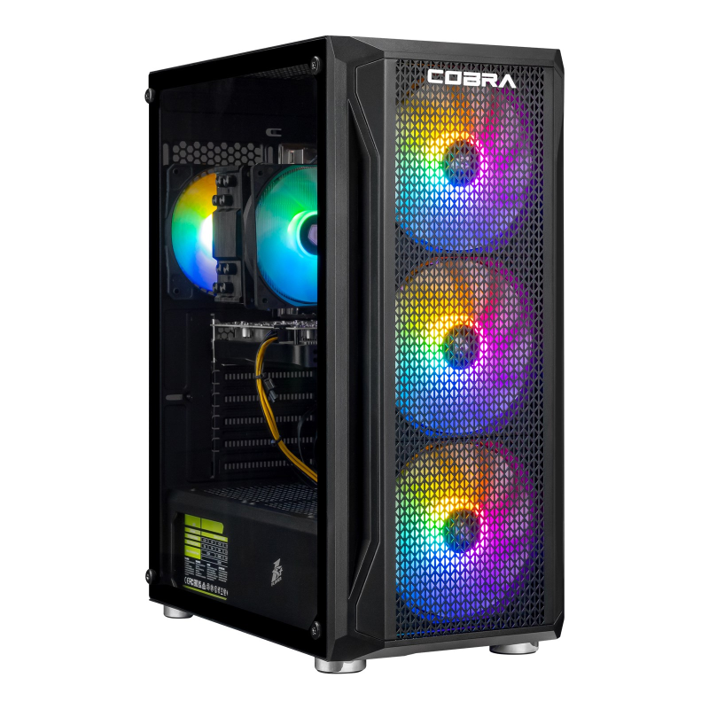 Ігровий комп`ютер COBRA Go RTX 5050 / Ryzen 5 5500X3D / RAM 16GB / SSD 500GB (R5G23378)