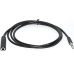 Аудіо-кабель REAL-EL Audio Pro 3.5 мм - 3.5 мм (M/F), 1 м, чорний (EL123500041)