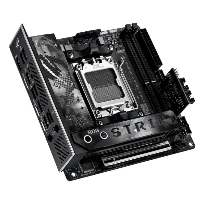 Материнcька плата ASUS ROG STRIX X870-I GAMING WIFI sAM5 X870 2xDDR5 M.2 HDMI Wi-Fi BT mITX