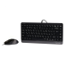 Комплект (клавіатура, миша) A4Tech Fstyler F1110 Grey USB