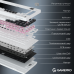 Клавіатура бездротова GamePro Asgard Valhalla QLAB Sakura Switch White With Display (MK160-W-D-QS-PRO)