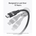 Кабель Anker Upcycled-Braided USB-C - USB-C (M/M), 240W, 1.8 м, Black (A82E2H12)