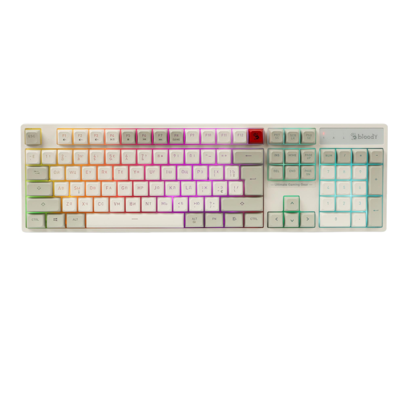 Клавіатура Bloody B230N White