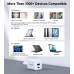 Мережевий зарядний пристрій Choetech (USB-C+USB-A) White (PD5012-EU-WH)