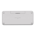 Клавiатура бездротова Logitech Pebble Keys 2 K380s White (920-011852)