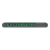 Карта парковки Proove Parking Number Plate Metal Lock Dark Gray (AAPM00000005)