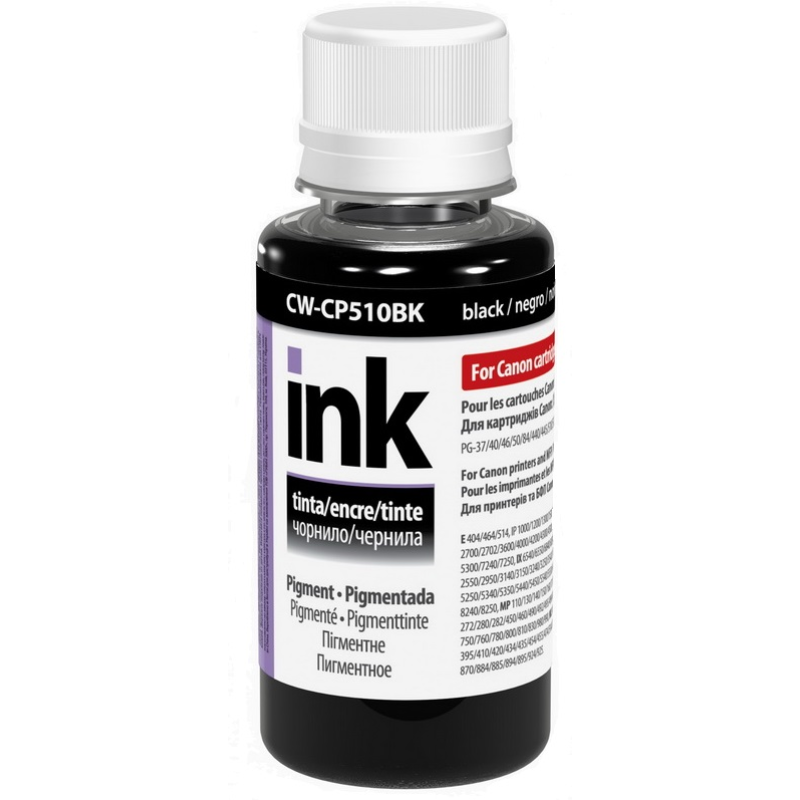Чорнило ColorWay Canon CP-510 (ColorWay-CP510BK01) Black Pigment, 100мл